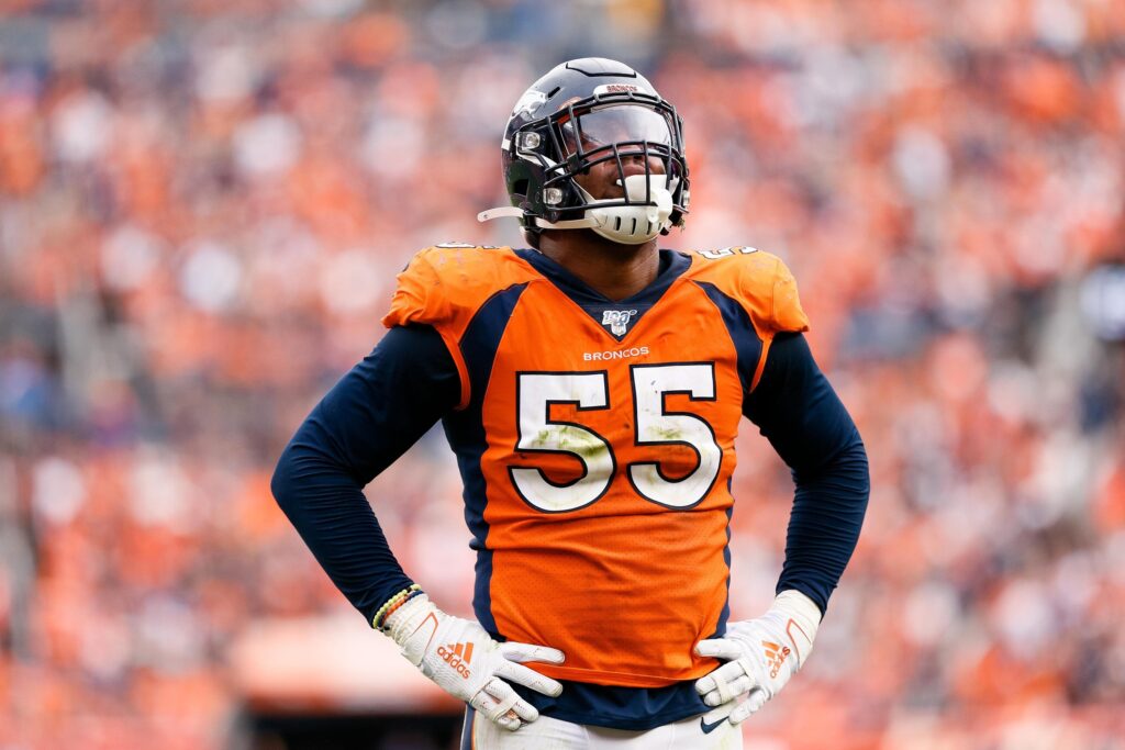 Vic Fangio reacts to the Broncos losing Bradley Chubb for the season