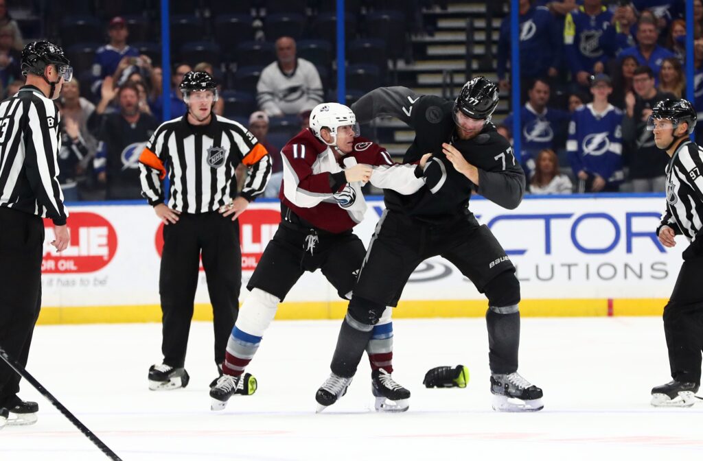 Avs Game 8 Grades: Lightning Crashes