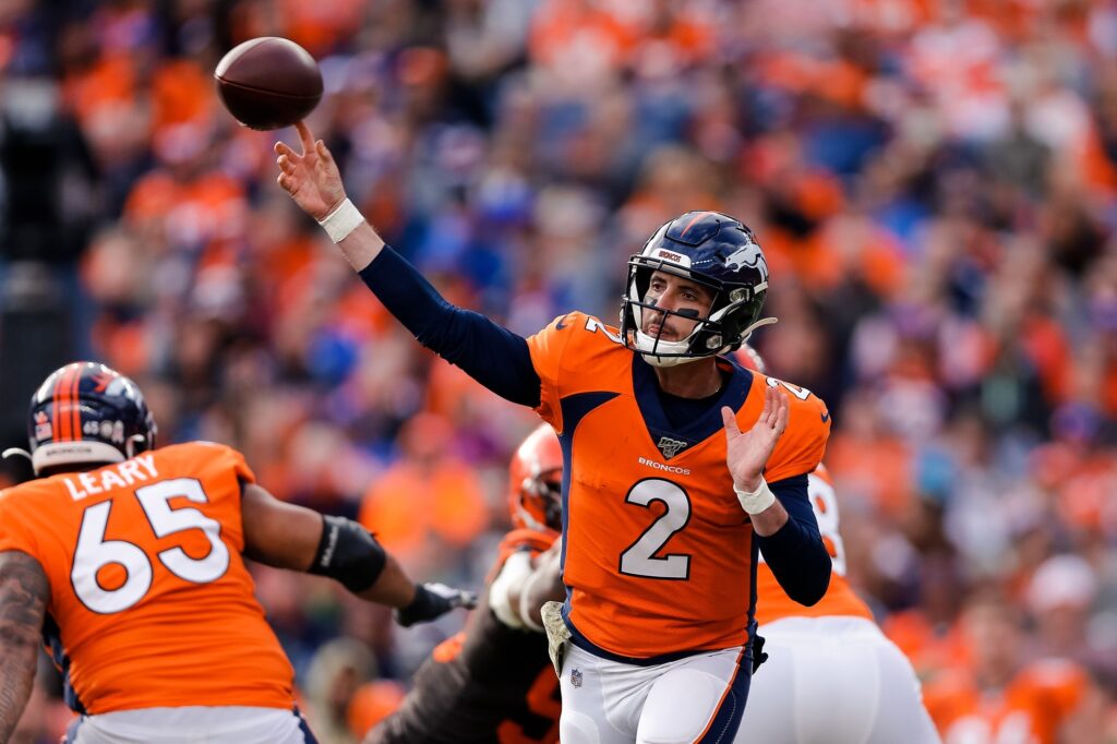 Here’s Denver’s plan at quarterback following Brandon Allen’s magnificent debut