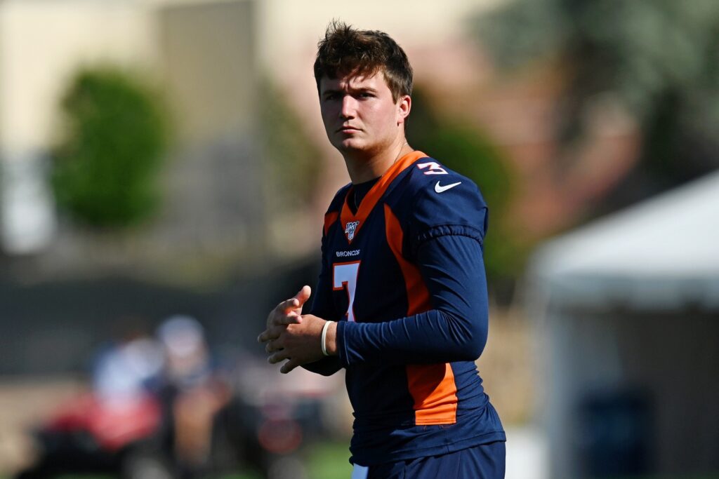 For the first time, there’s real smoke around Drew Lock starting on Sunday