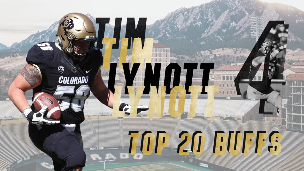 CU Buffs Top 20: No. 4 Tim Lynott Jr.
