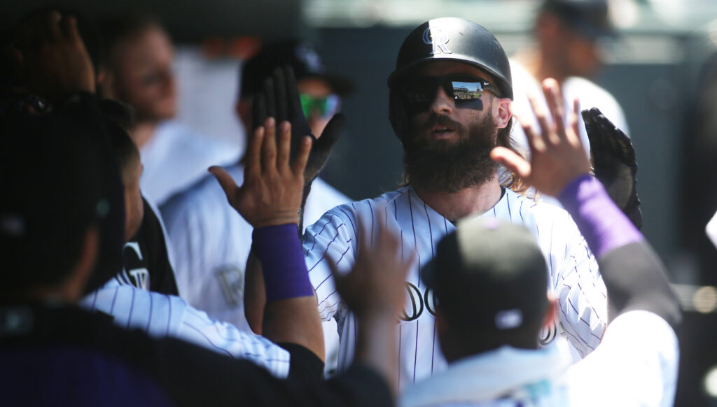 Charlie Blackmon exits Wednesday’s game with apparent injury