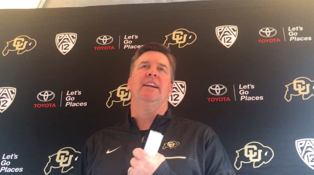 WATCH: Mike MacIntyre’s Buffs “looked good” on first day of camp