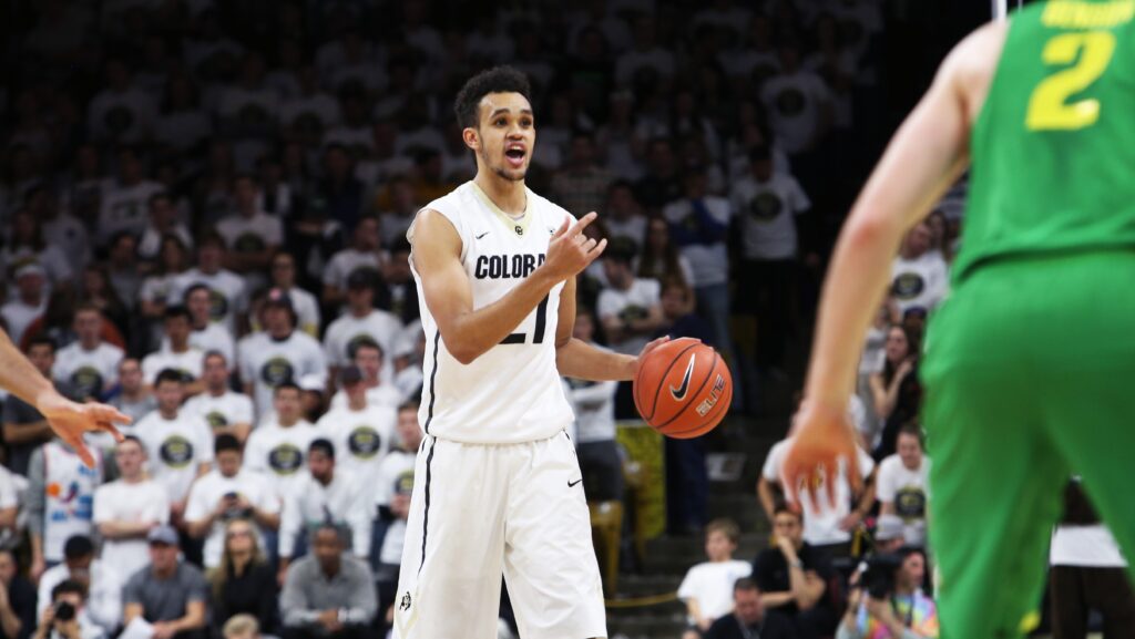 White Night: Derrick White ponies up 23 as Buffs upset Ducks
