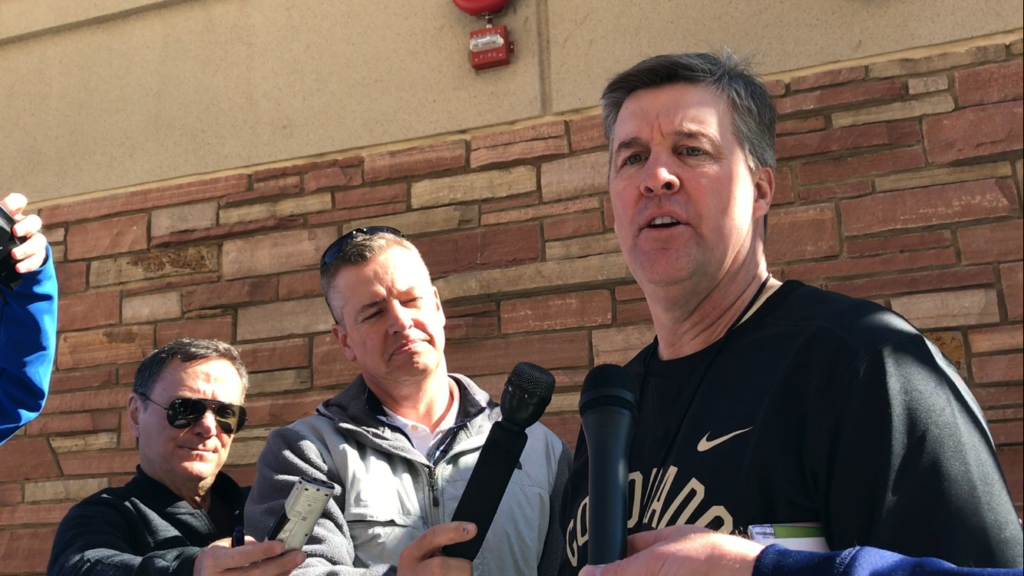 WATCH: Mike MacIntyre following the first day of spring practice