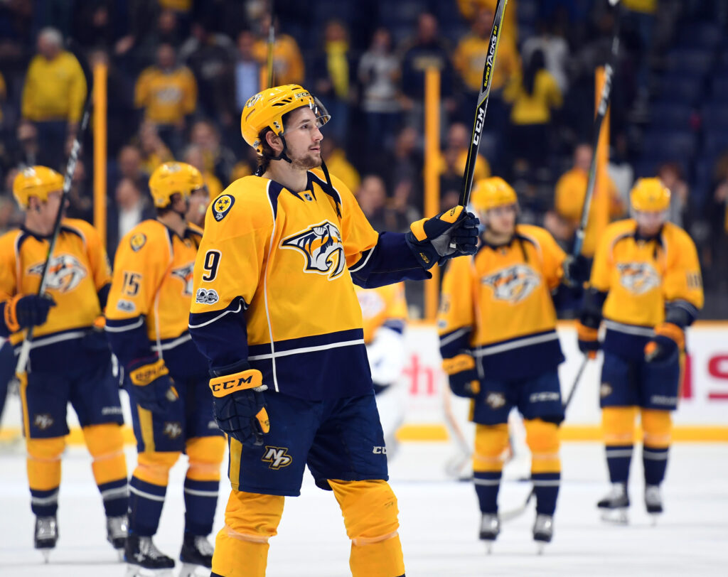 Forsberg smokes the Avs 4-2 as Predators complete season sweep