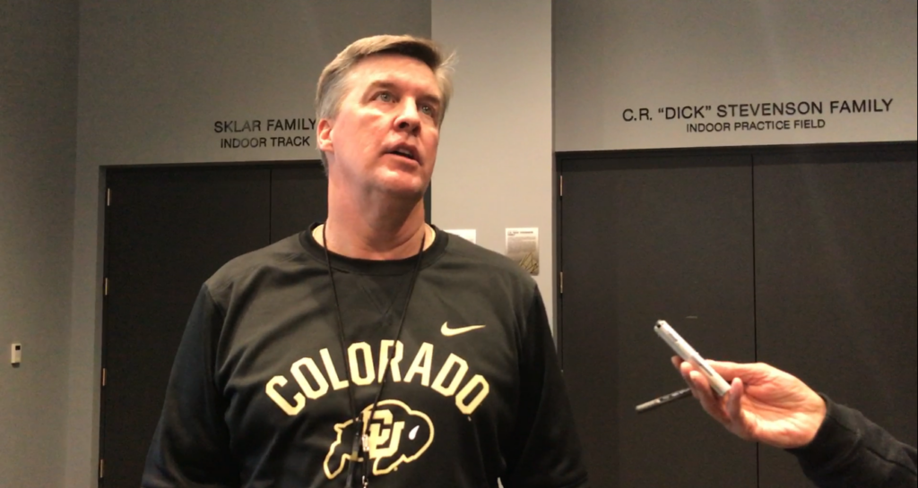 WATCH: Mike MacIntyre on when Kyle Evans may be back