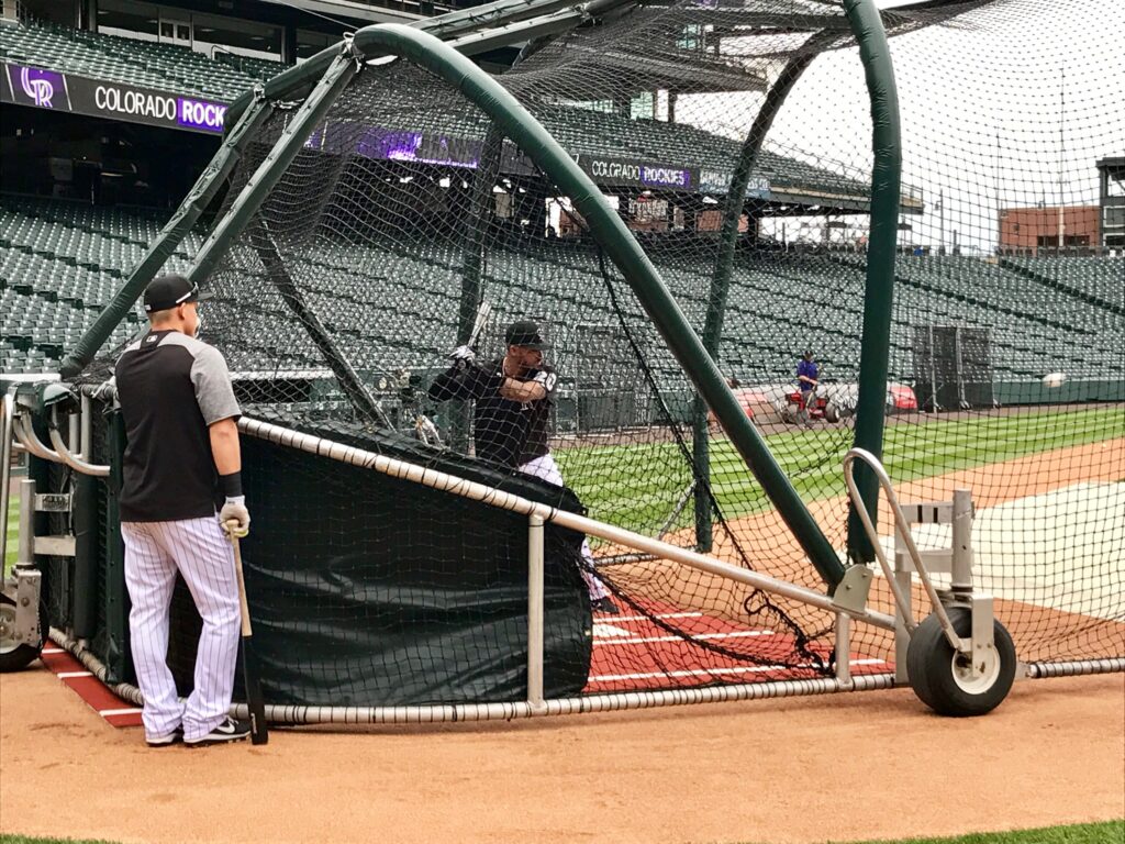 Ian Desmond makes “big step” in taking live batting practice, return imminent