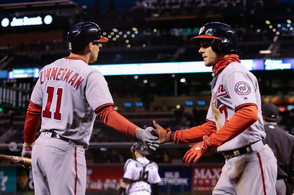 Trea Turner touches ’em all, cycles as Nats reduce Rox 15-12
