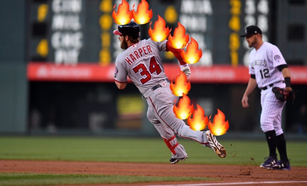 Bryce + Turner = Burner: Hot Harper and Nats douse Rox