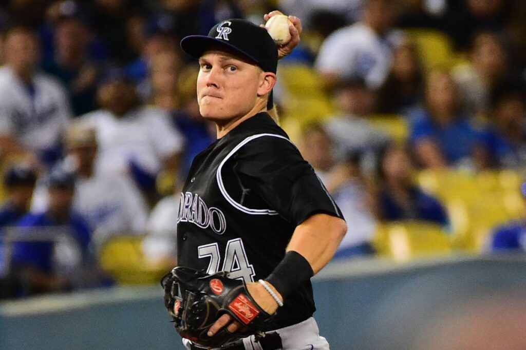 Pat Valaika comments on his first start in left field