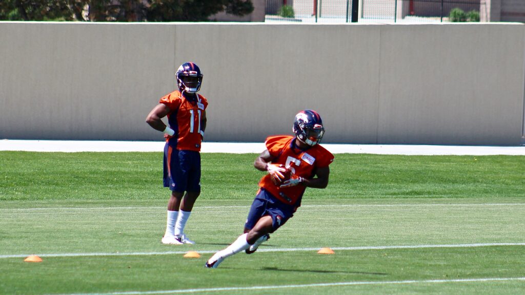 The Broncos’ rookie wideouts “can fly” on the field, but they need to fly elsewhere first