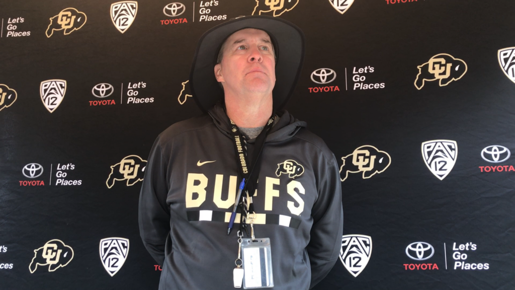 WATCH: Mike MacIntyre reviews CU’s first day in full pads
