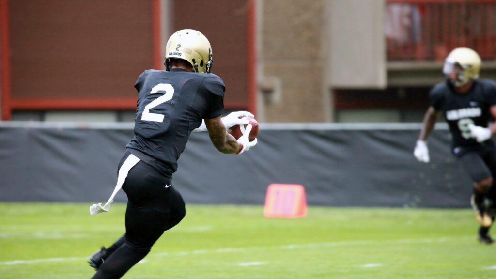PHOTOS: Buffs get physical in fully padded practice