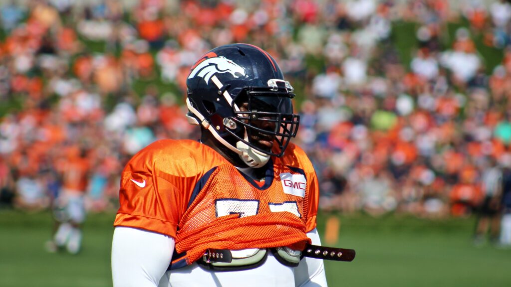 “We’re not the old offensive line”: Revamped front sending a message at Broncos camp