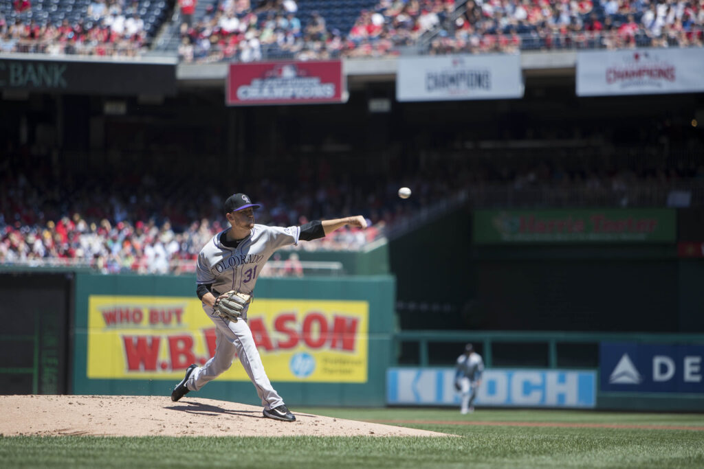 Rockies stud rookie Kyle Freeland exits game early