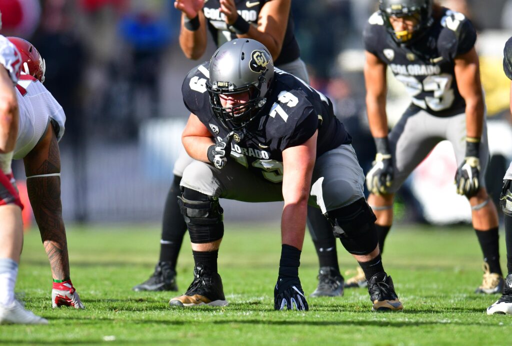 Huckins and fellow offensive linemen are looking to exploit UCLA’s run defense