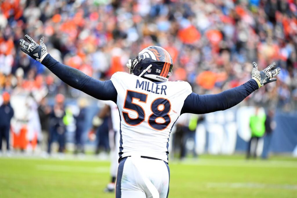 Who played well for the Broncos against the Eagles?