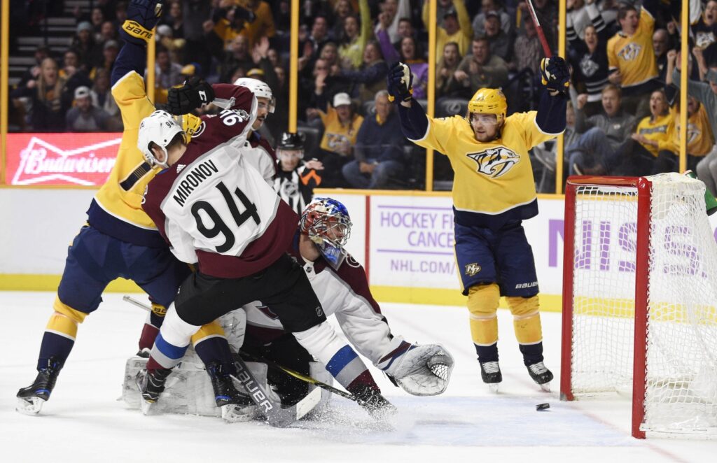 No-show in Nashville: Avs blown out by Predators
