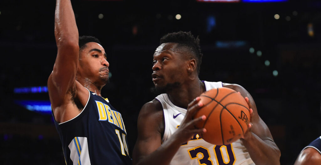 Five Observations: Lakers win battle of the bigs