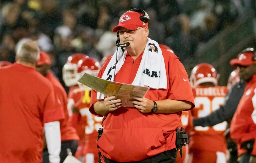 Chiefs head coach Andy Reid interestingly bites his tongue while assessing Paxton Lynch