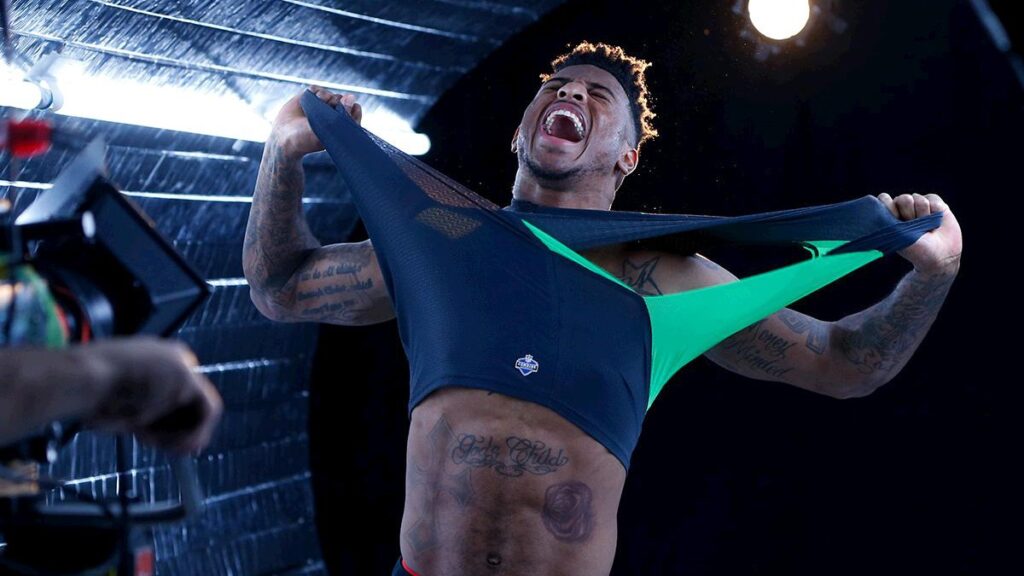 Rashard Higgins goes “Hollywood” at NFL Combine