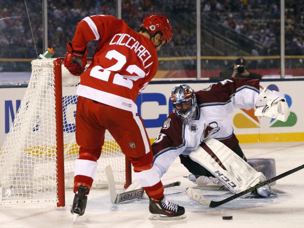 Avalanche Alumni burn the Red Wings in a 5-2 romp at Coors Field