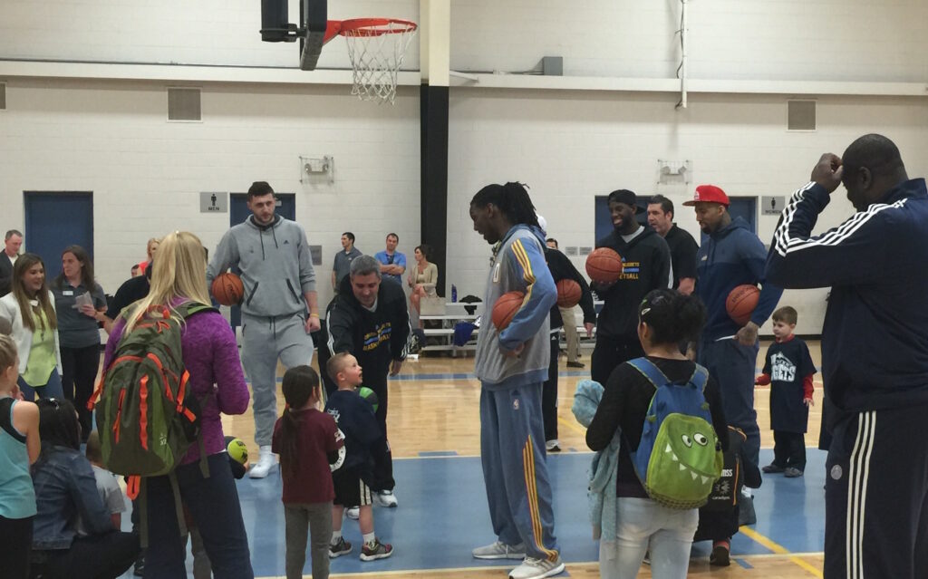 Denver Nuggets host Special Olympics Skills Clinic at Gold Crown Fieldhouse