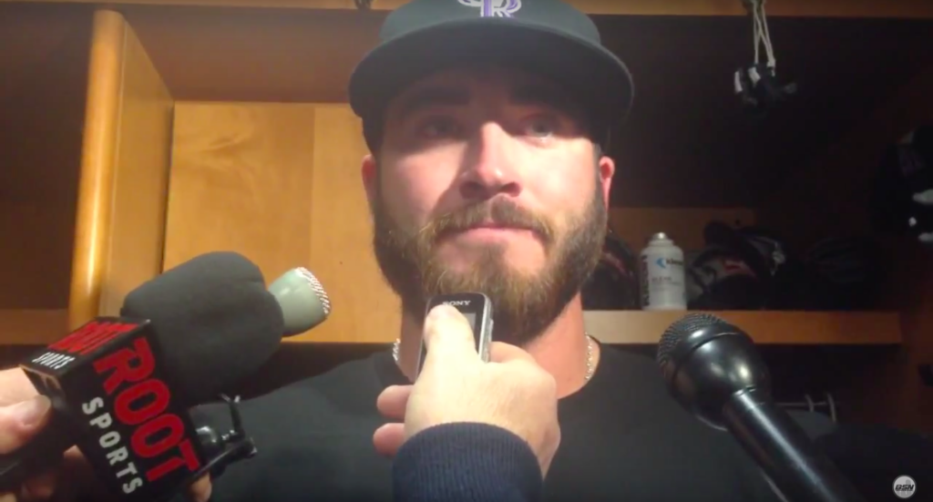 WATCH: Chad Bettis following quality start and Rockies win
