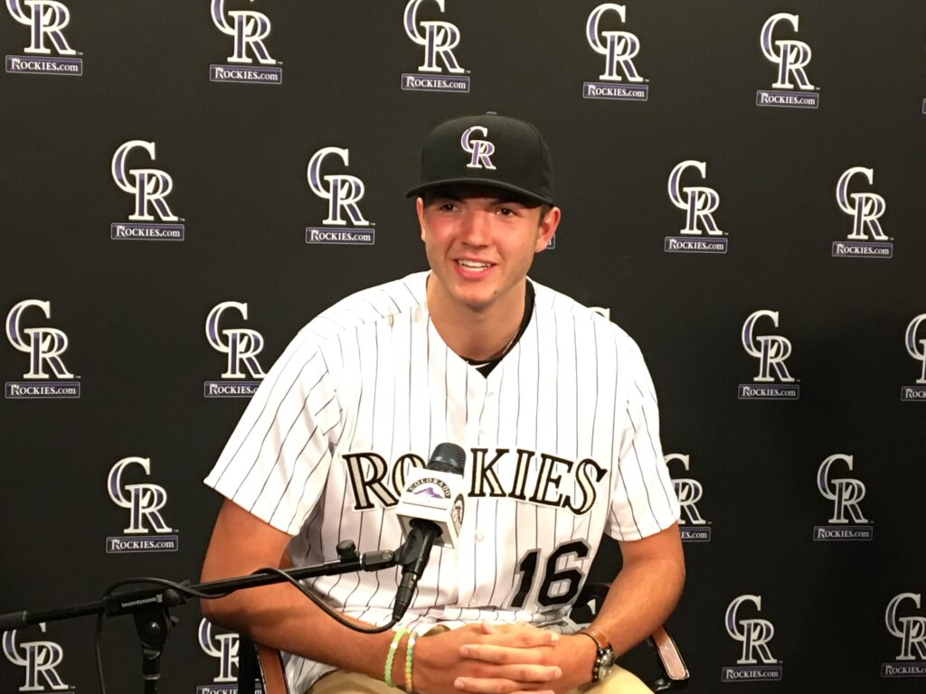 Rockies first round pick Riley Pint talks altitude, his basketball career, and more