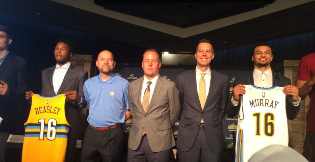 Denver Nuggets hold introductory press conference for 2016 draft picks