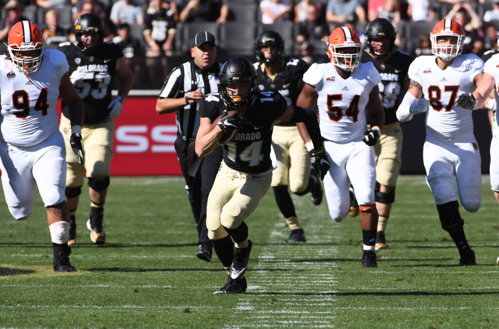 Wide receiver depth showcased in CU Buffs blowout win