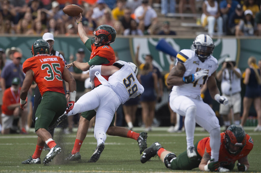 Freshman QB sparks Rams in drubbing of UNC