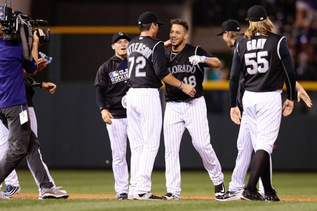 Jordan Patterson reflects on his first MLB hit