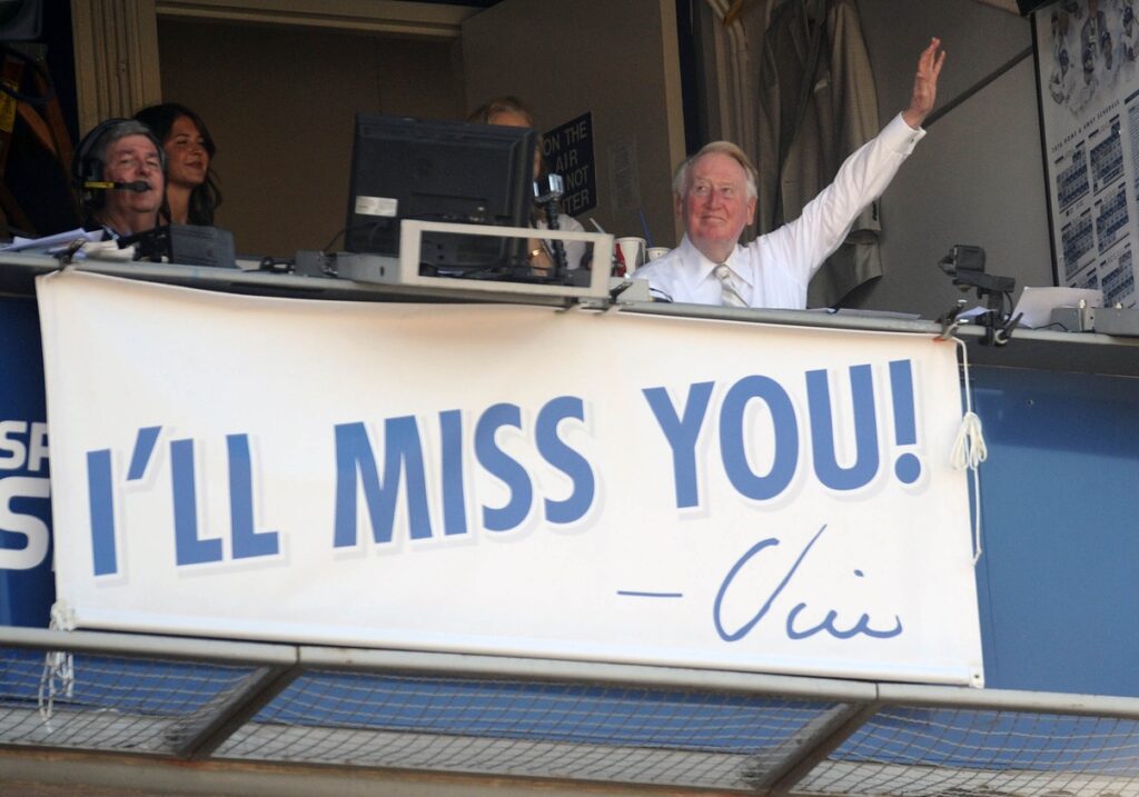 Culberson, Dodgers walk off on Rockies in Vin Scully’s final home game