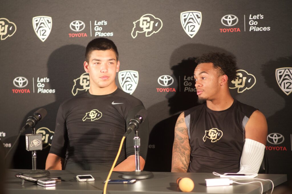 CU Buffs players address media following 47-6 win over Oregon State