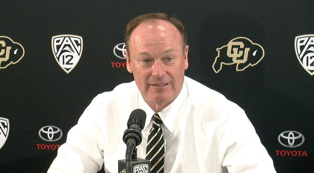 WATCH: Athletic Director Rick George speaks on CU’s most successful fall season in school history