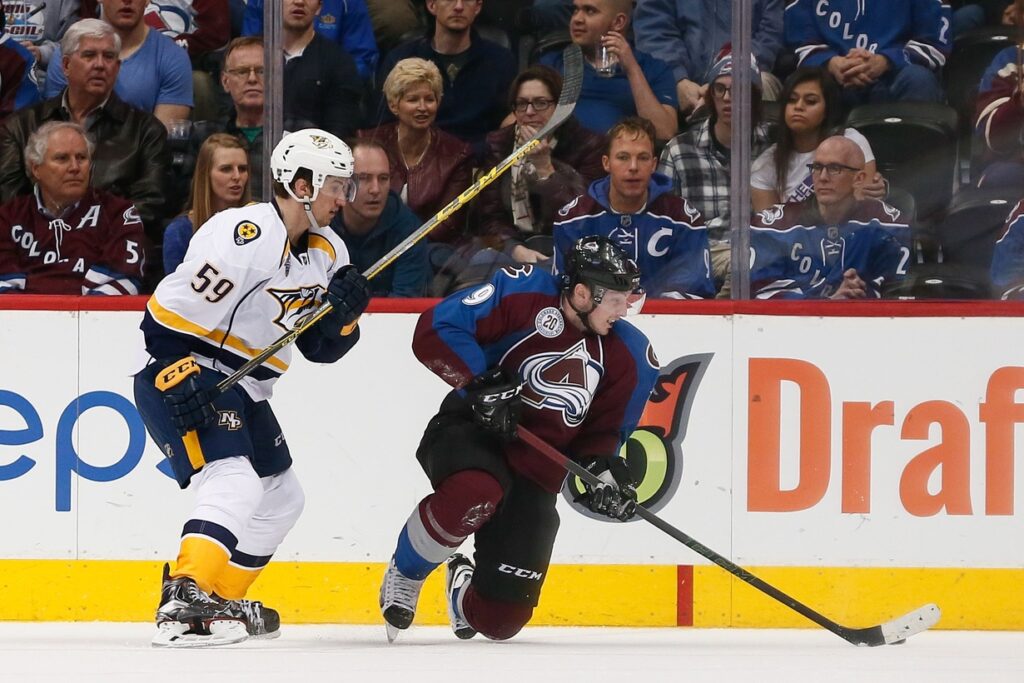 Avalanche fall apart at home again in loss to Predators