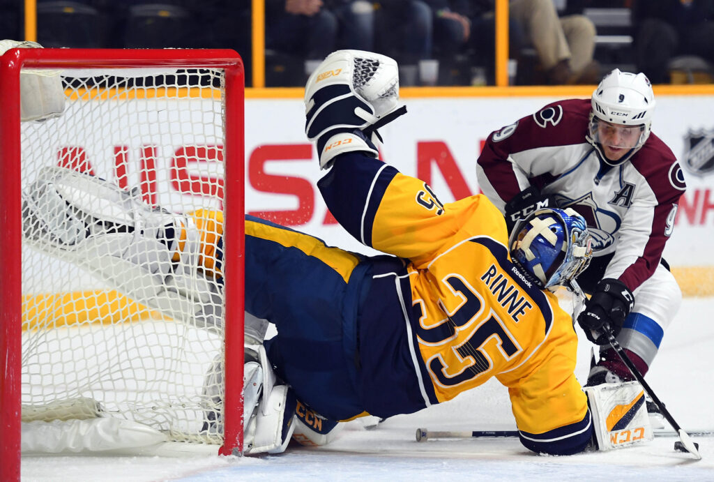 Last minute onslaught not enough for Avalanche in 4-3 loss to Predators