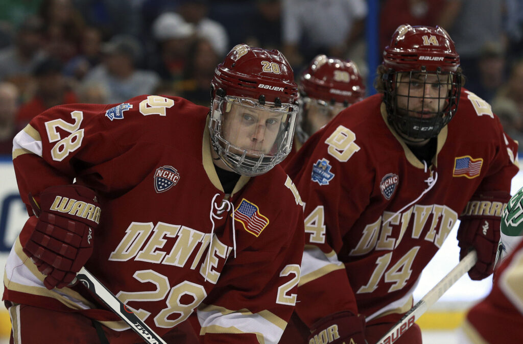 Terry’s three-point night Pioneers Denver to victory over No. 1 Minnesota Duluth