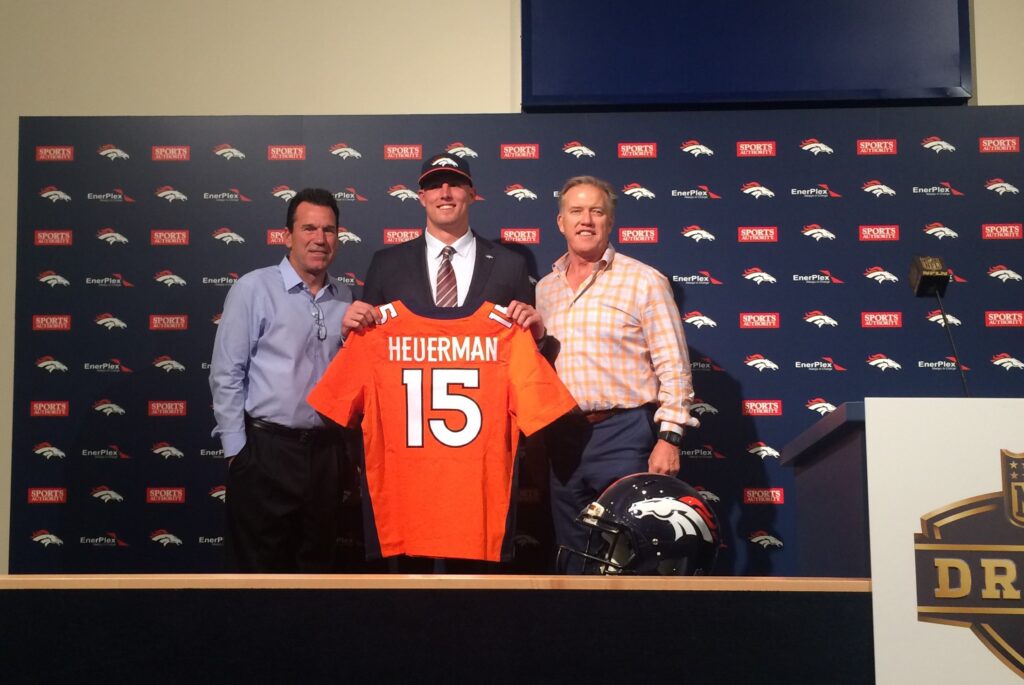 Denver Broncos introduce 3rd round pick Jeff Heuerman