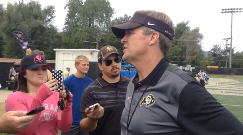 Buffs Video: Coach Mike MacIntyre 8/7/15