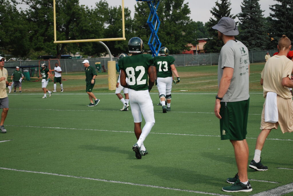Video recap of the first half of CSU Rams football camp