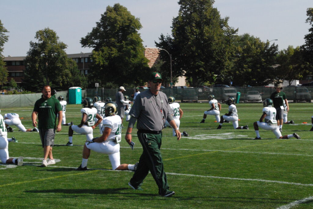 Mike Bobo to students at CSU Football practice: It’s their team