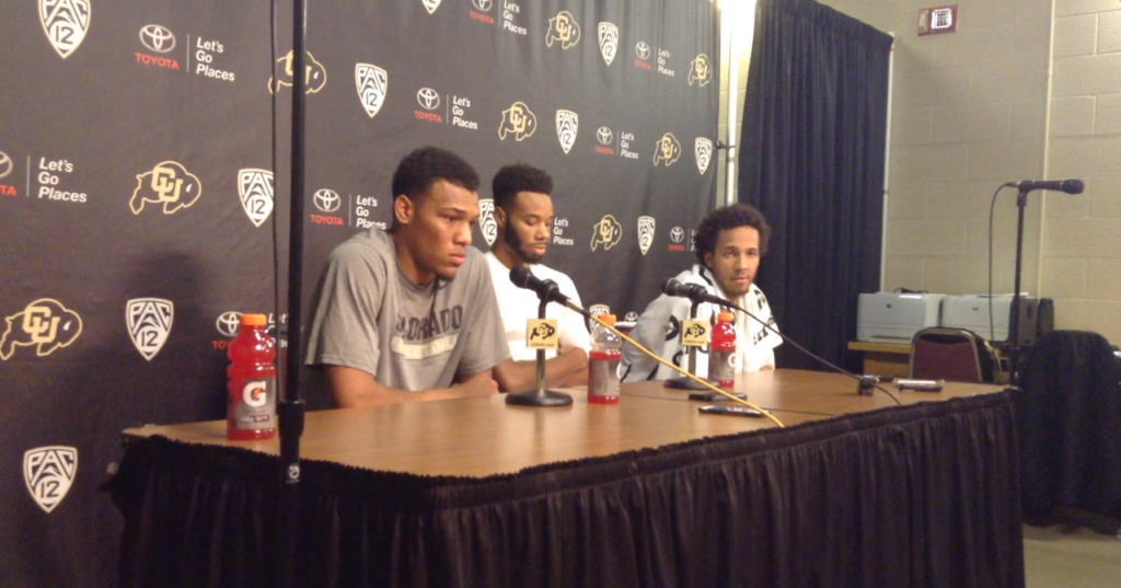 WATCH: CU Buffs Tre’Shaun Fletcher, Josh Fortune and George King postgame