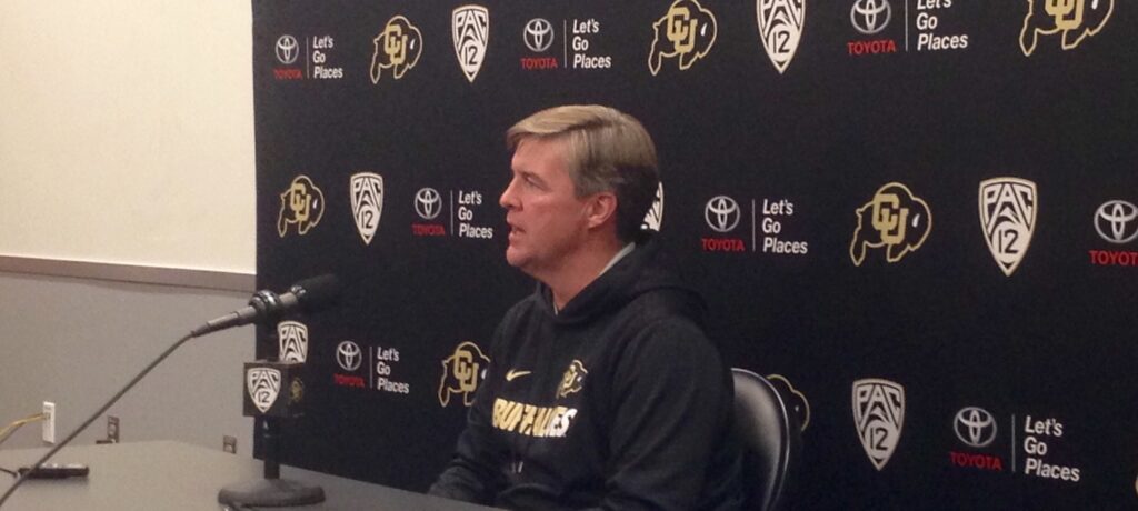 WATCH: CU Buffs Tuesday press conference 11/24/15