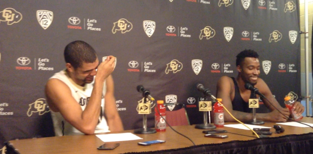 WATCH: Josh Scott and Wes Gordon discuss CU Buffs 82-52 win