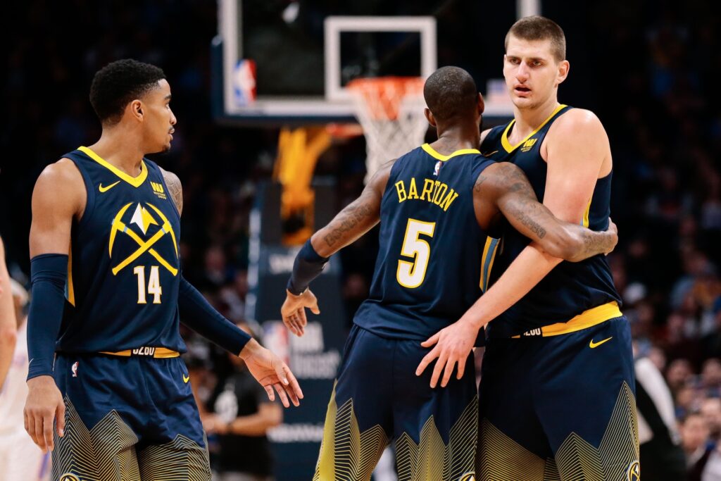 Nikola Jokic celebrated a historic stat line and a win over the Thunder in classic ‘Joker’ fashion