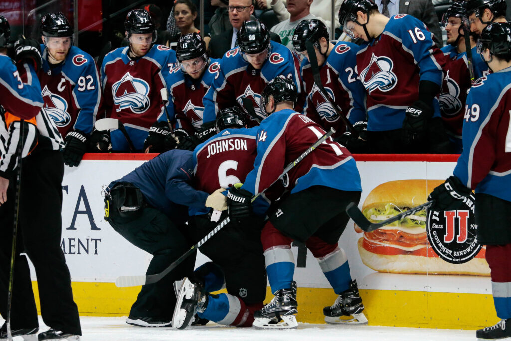 As Avalanche await Erik Johnson’s diagnosis, a nail hovers over their coffin