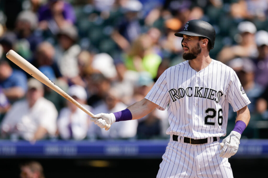 David Dahl getting the feel of success back in his bat